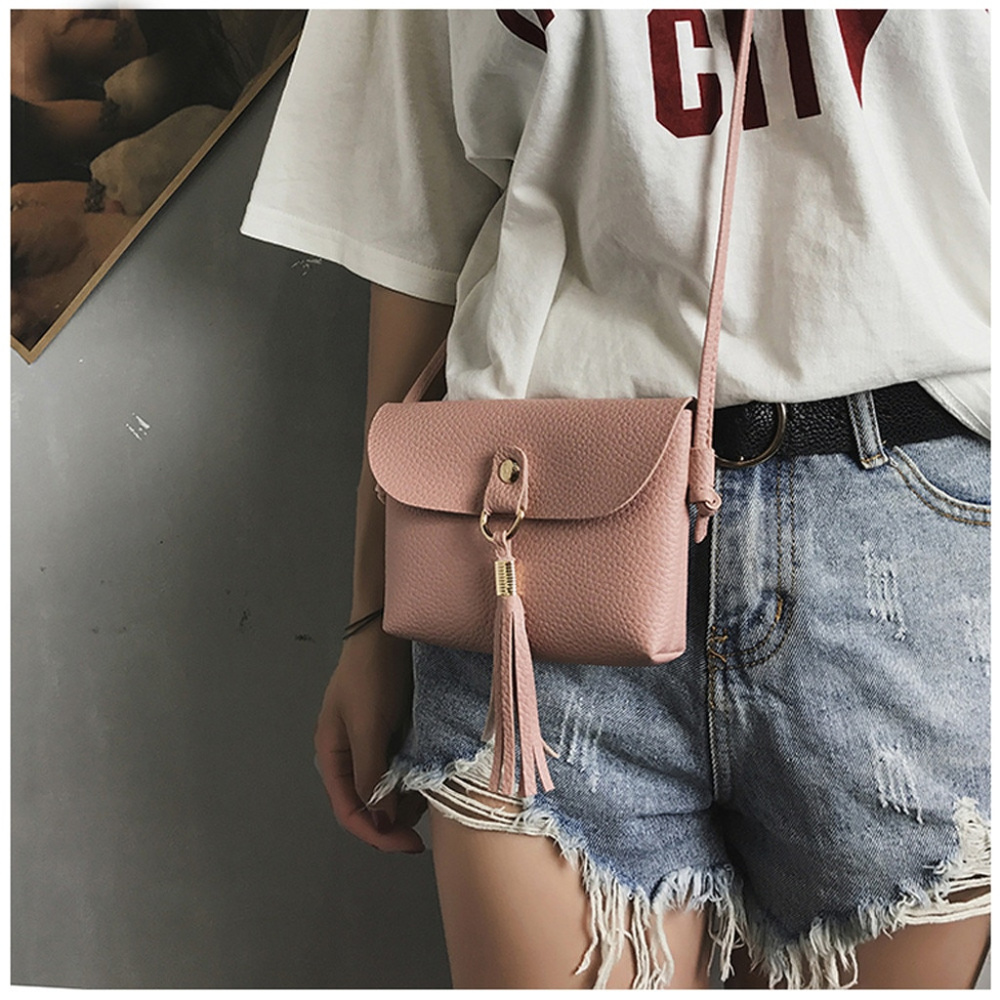 Pink Soho Tassel Shoulder&Handbag